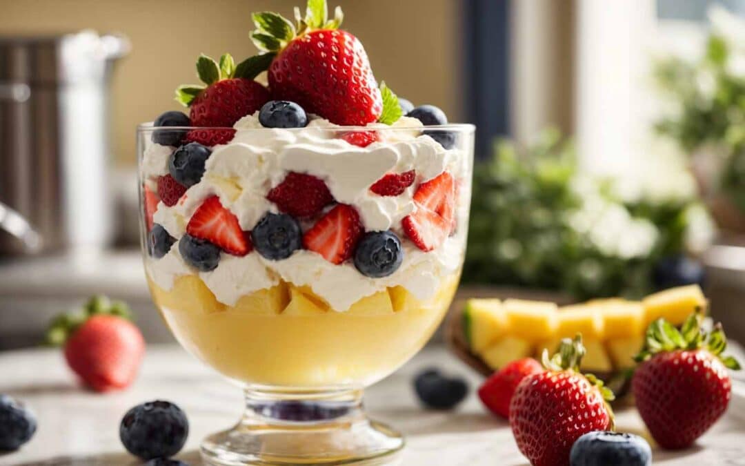 Three Fruit Sundae with Ricotta Cheese: A Refreshing Summer Delight