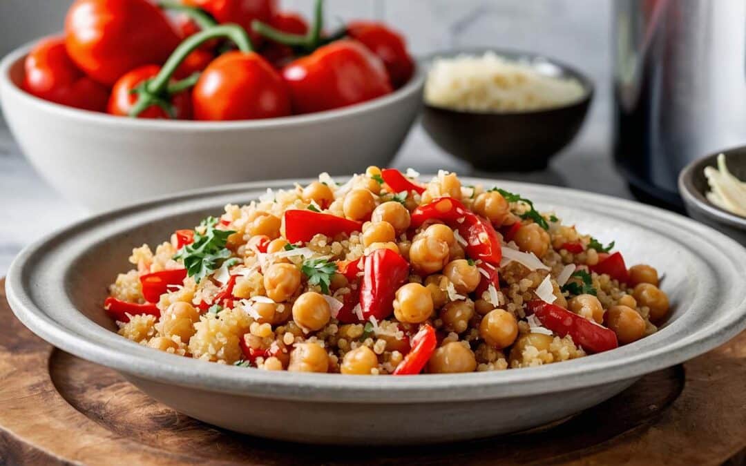 Instant Pot Quinoa Chick Pea Bowl